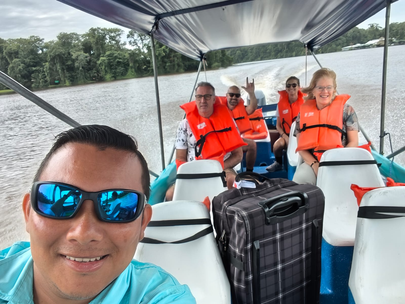 Captain Smith navigating private charter for a group